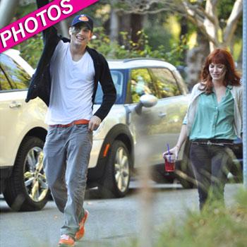 //ashton kutcher friends laser tag post_