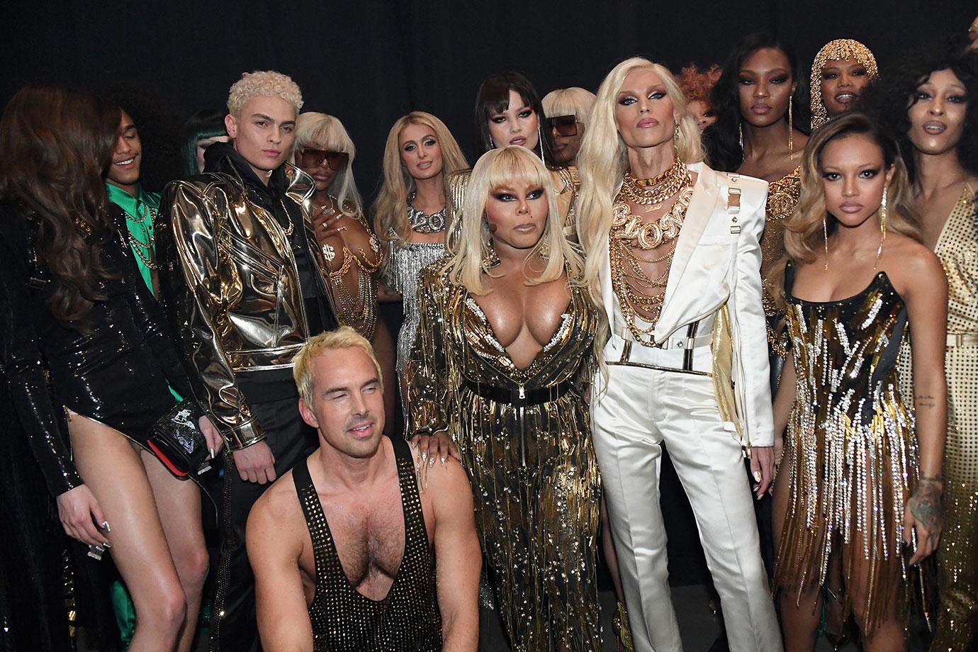 Lil Kim Unrecognizable The Blonds Fashion Show NYC