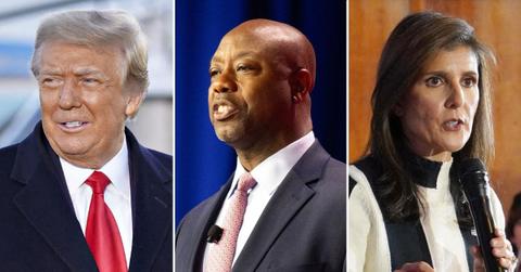 donald trump tim scott nikki haley ties new hampshire victory speech