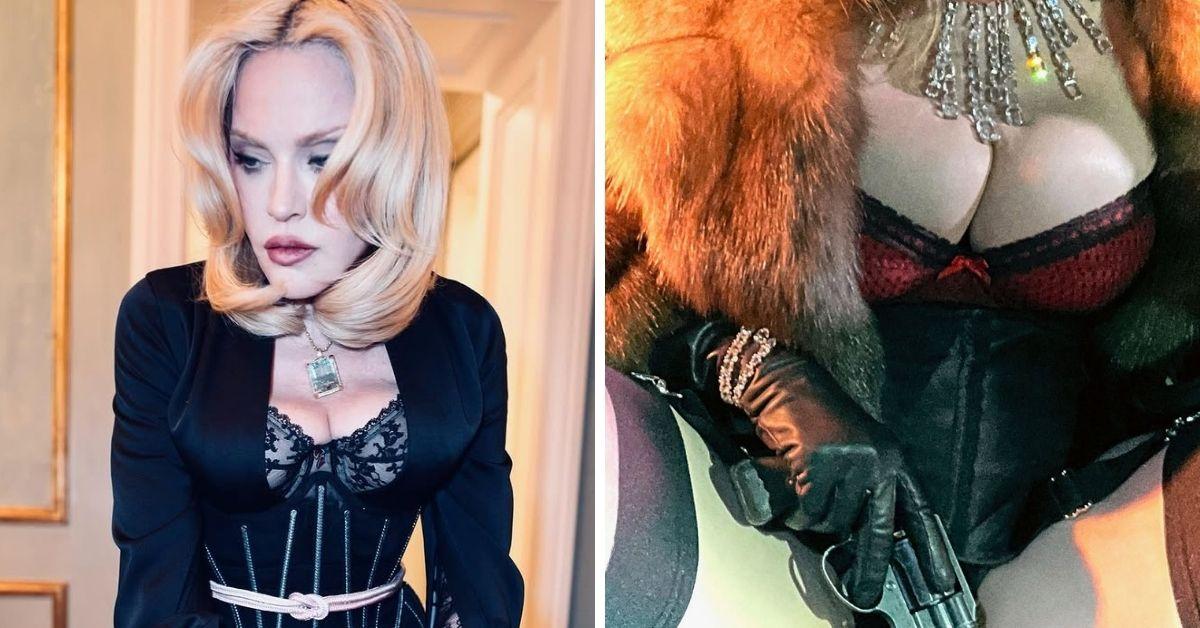 Madonna’s Hottest Looks as Singer Almost Slips Out of Bustier