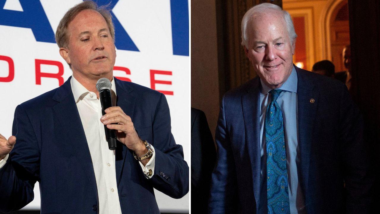 Image Of Ken Paxton and John Cornyn