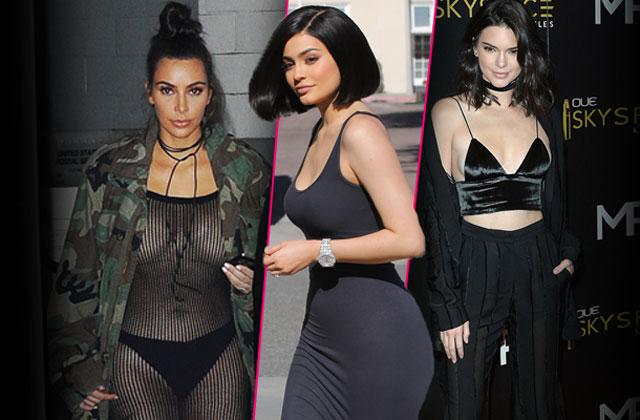 //kim kardashian nude latex bra underwear fishnet dress kylie kendall jenner pp