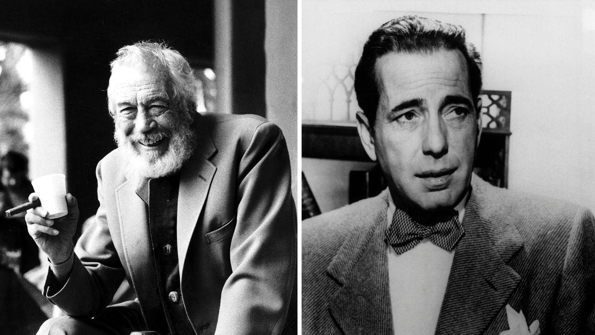 John Huston and Humphrey Bogart avoided illness during 'The African Queen' shoot, with Katharine Hepburn dubbing them 'the two drunks.'