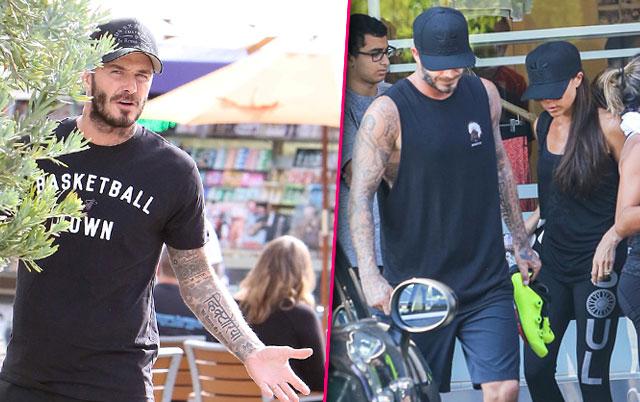 David Beckham Caught 'Flirting' With 'Pretty Brunette' At SoulCycle