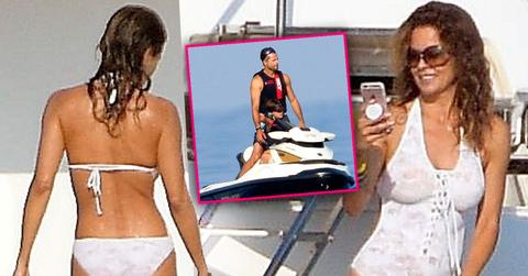 Brooke Burke Bikini David Charvet Beach PDA
