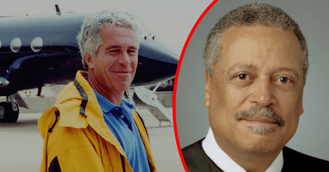 Photo of Jeffrey Epstein and Emmet Sullivan