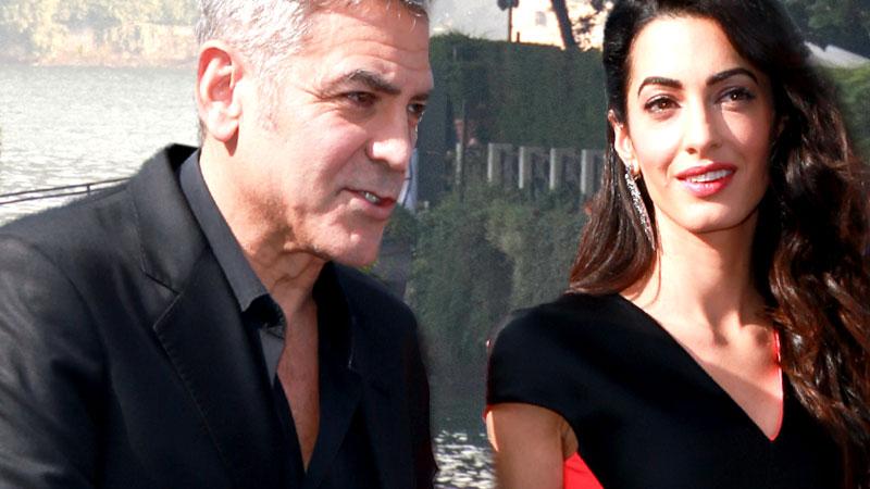 George Clooney & Amal Clooney Lake Como