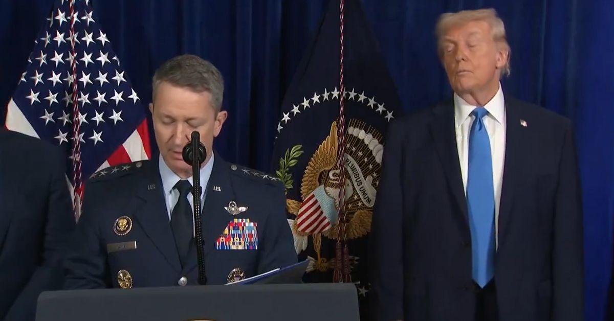 donald trump slur his words nod off venezuela war announcement