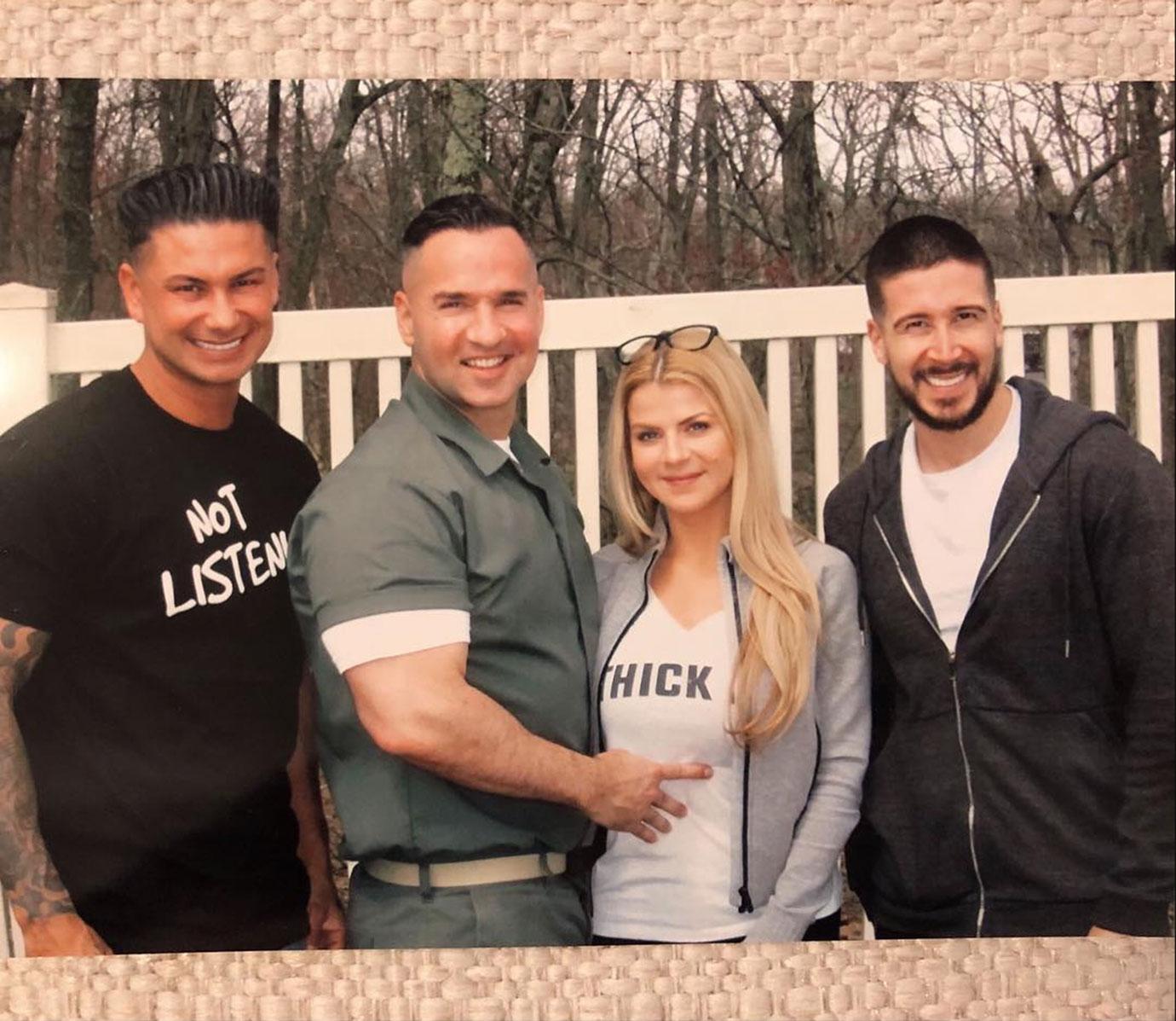 Mike Sorrentino Pauly Vinny and Lauren Visit The Situation in Prison