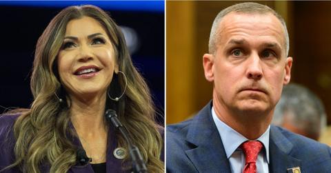 Photo of Kristi Noem, Corey Lewandowski