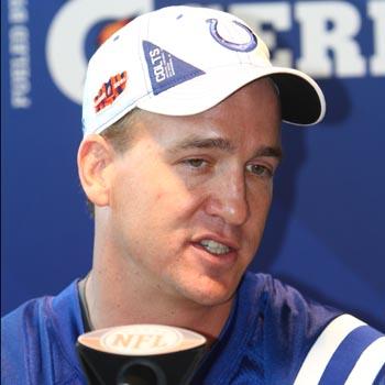 //peyton manning cut colts splash