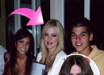 //khloe kardashian blonde christmas party