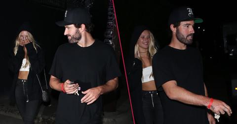 Back at it again! Reality Star, Brody Jenner steps out for another night with his new fling Josie Canseco in Los Angeles. The new couple are in good spirits as they leave Brody's performance