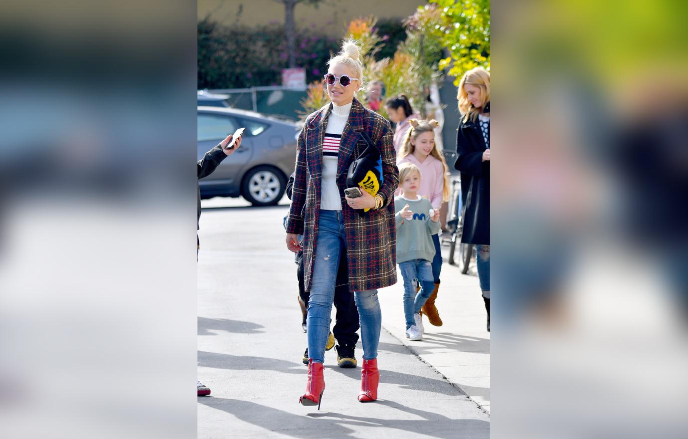 Gwen Stefani Steps Out With Son Kingston