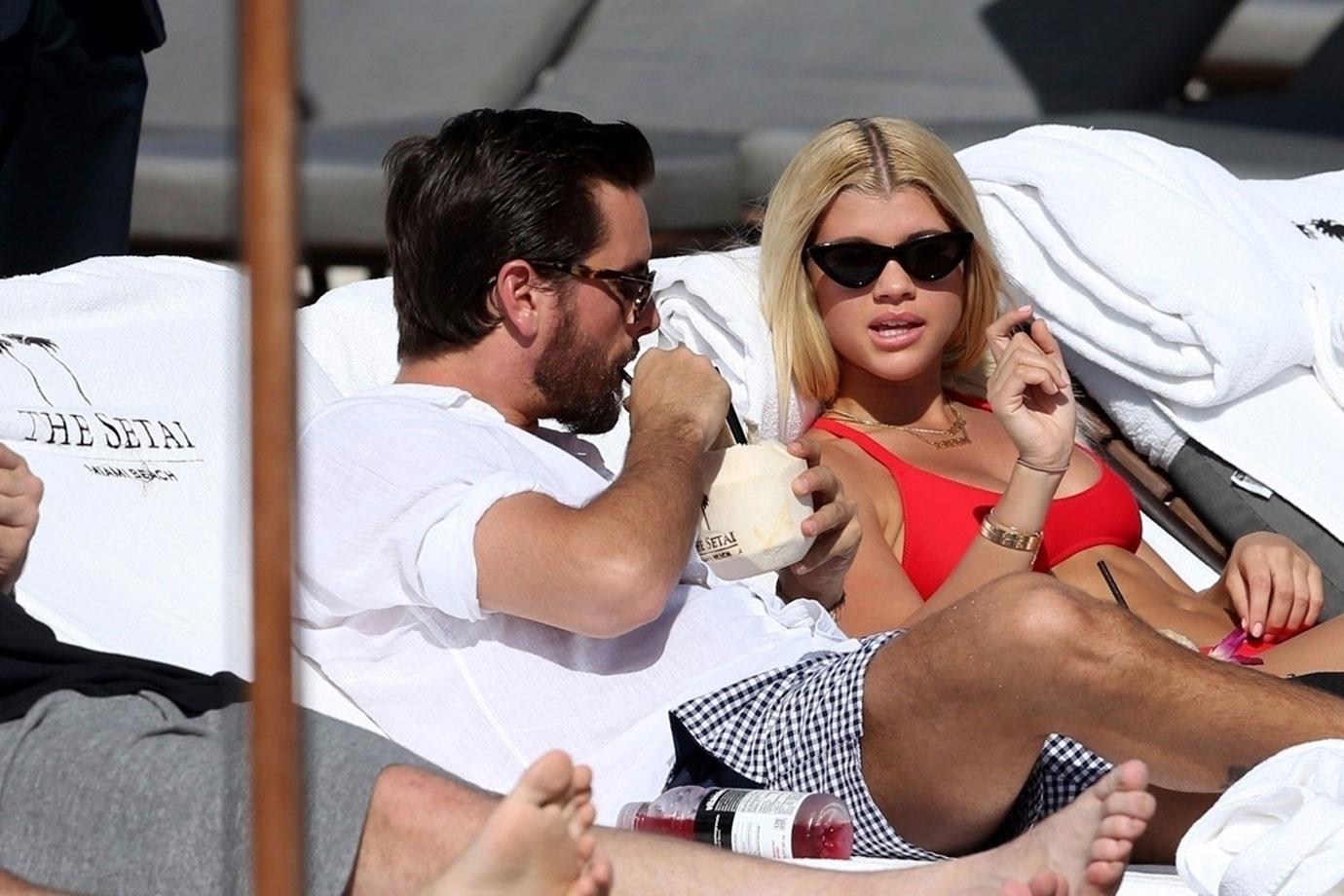 Sofia Richie Bikini Scott Disick Miami Family Fears Worst