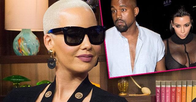 Amber Rose Kardashian Kanye West Questions WWHL