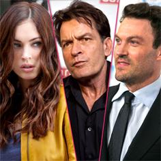 //megan fox not happy brian austin green on anger management charlie sheen sq