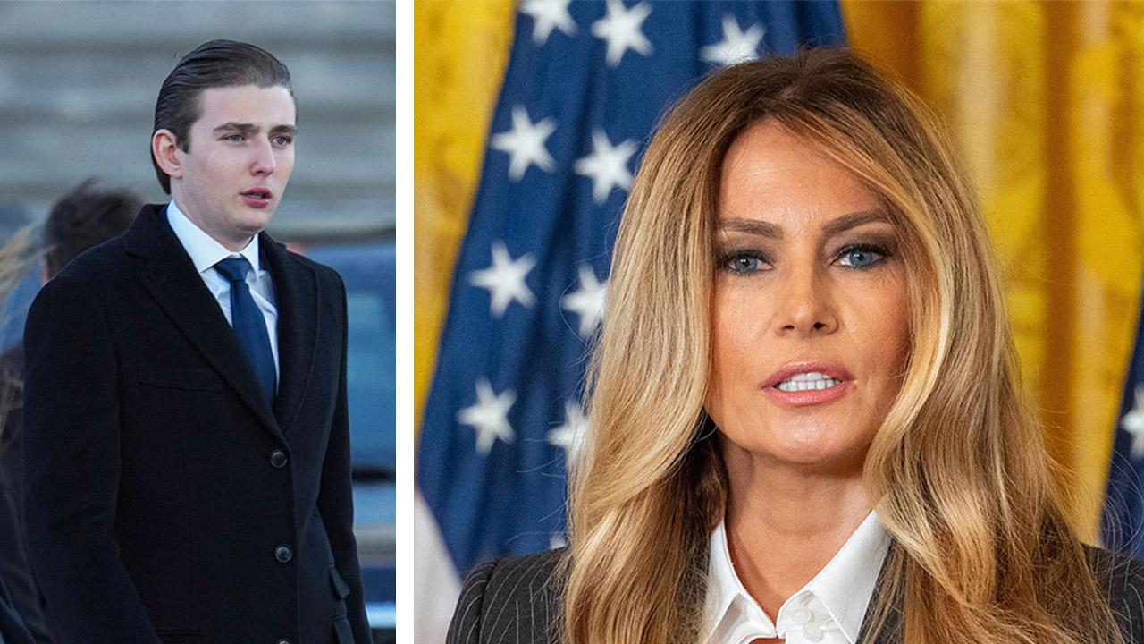 Photo of Barron Trump , Melania Trump