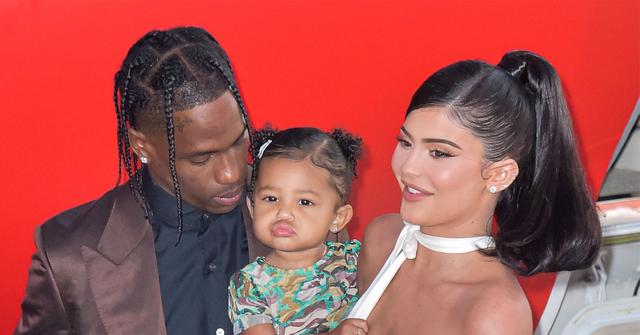 Kylie Jenner & Travis Scott Reunite To Take Stormi To Disneyworld