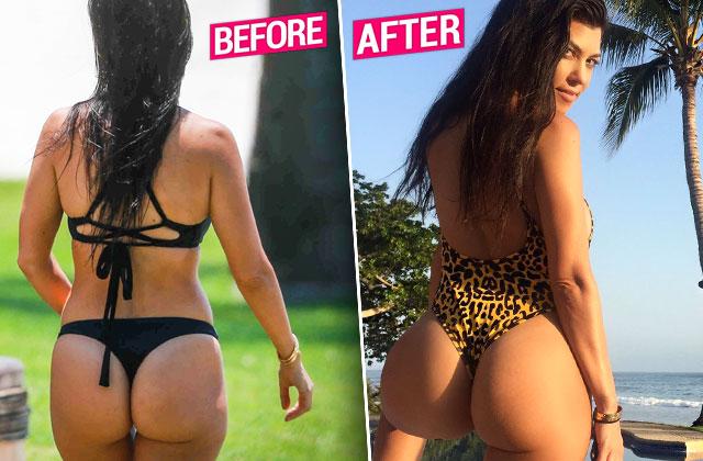 //kourtney kardashian photoshops naked butt expert claims pp