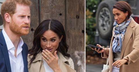 meghan markle photographed without engagement ring pp