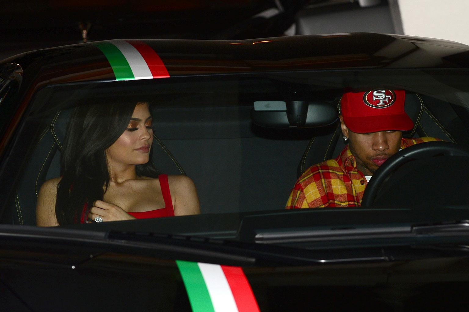 Kylie Jenner Tyga Out LA Family Crisis