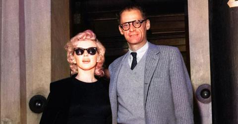 Photo of Arthur Miller and Marilyn Monroe