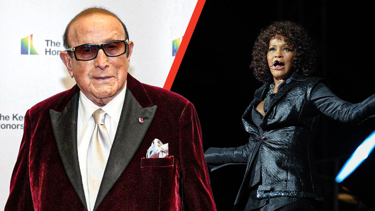 Photo of Clive Davis, Whitney Houston
