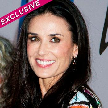 //demi moore out rehab back work splash