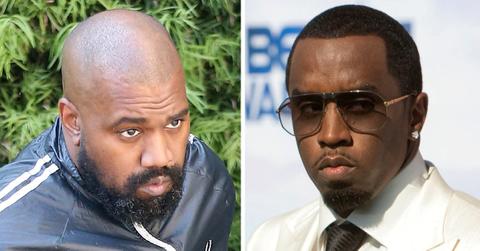 Split photo of Kanye West, Sean 'Diddy' Combs
