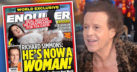 Richard Simmons Sex Change Woman Gay Claims