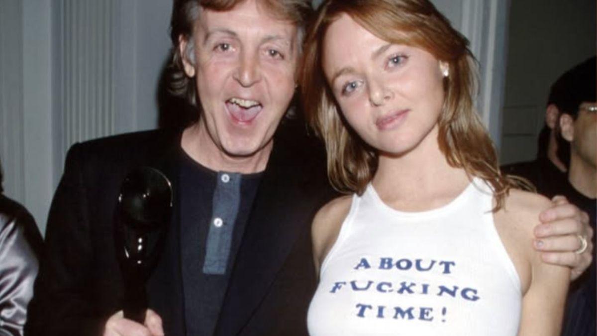 Photo of Stella and Paul McCartney