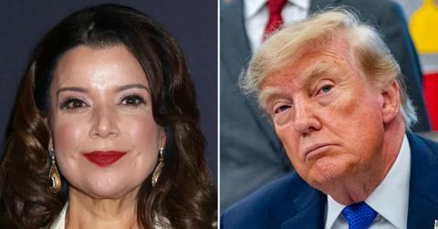 Photo of Ana Navarro, Donald Trump