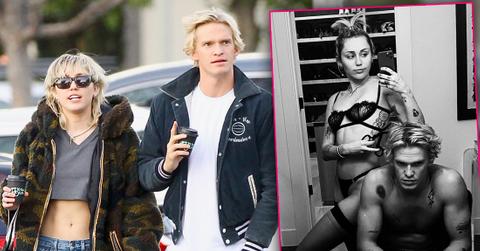 Miley Cyrus Gets Sexy For BF Cody Simpson In Racy Lingerie