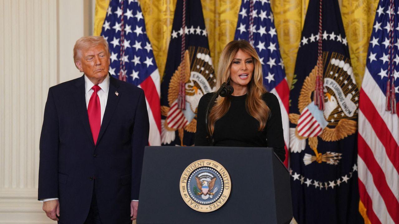Photo of Donald Trump, Melania Trump