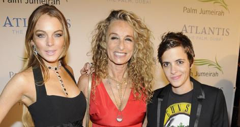 //ann dexter jones lindsay lohan samantha ronson