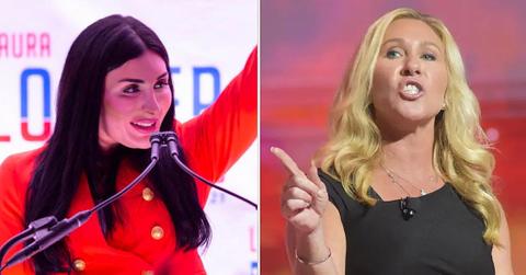 Photo of Laura Loomer and Marjorie Taylor Greene