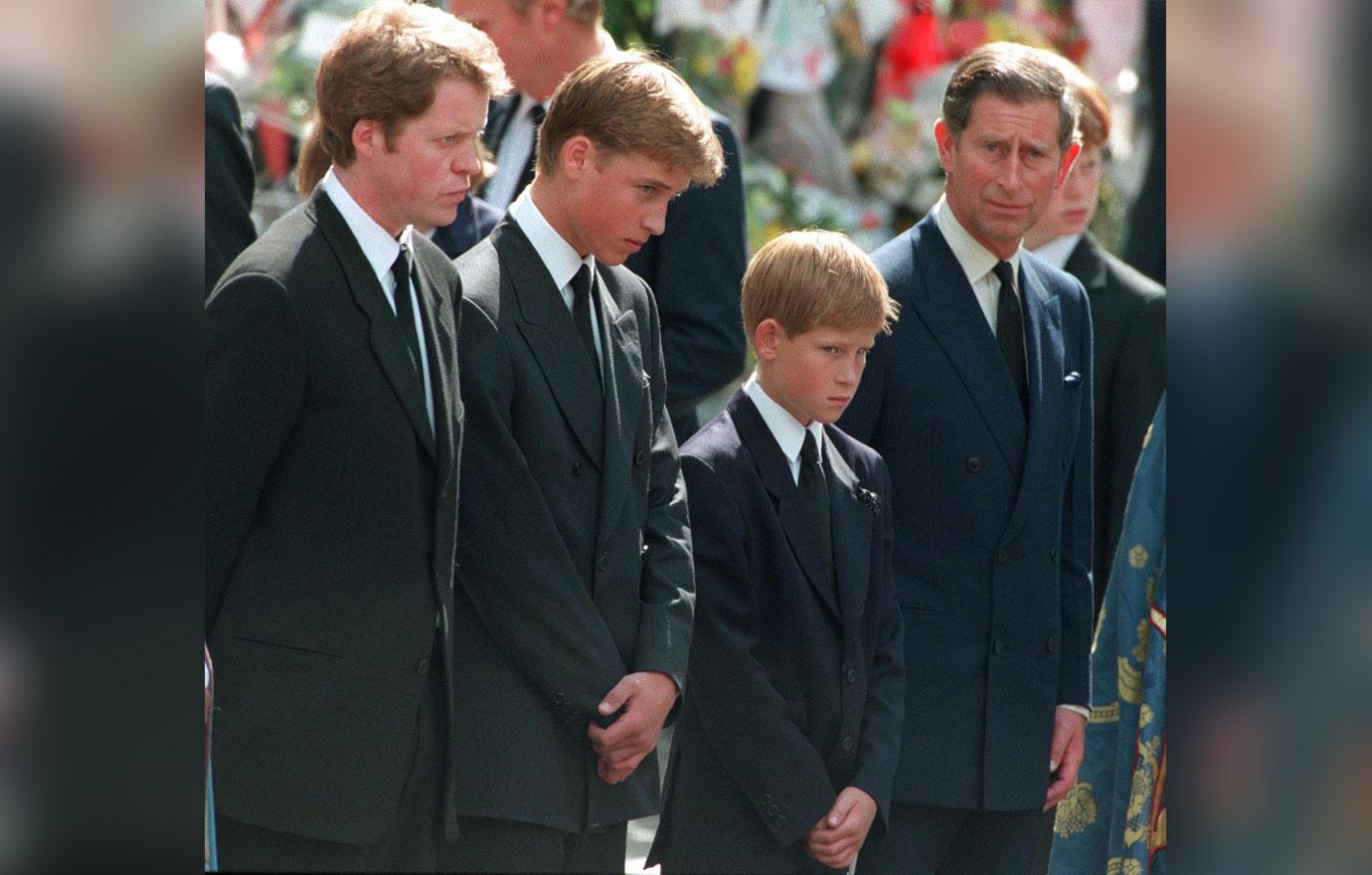 princess diana funeral photos death anniversary family drama