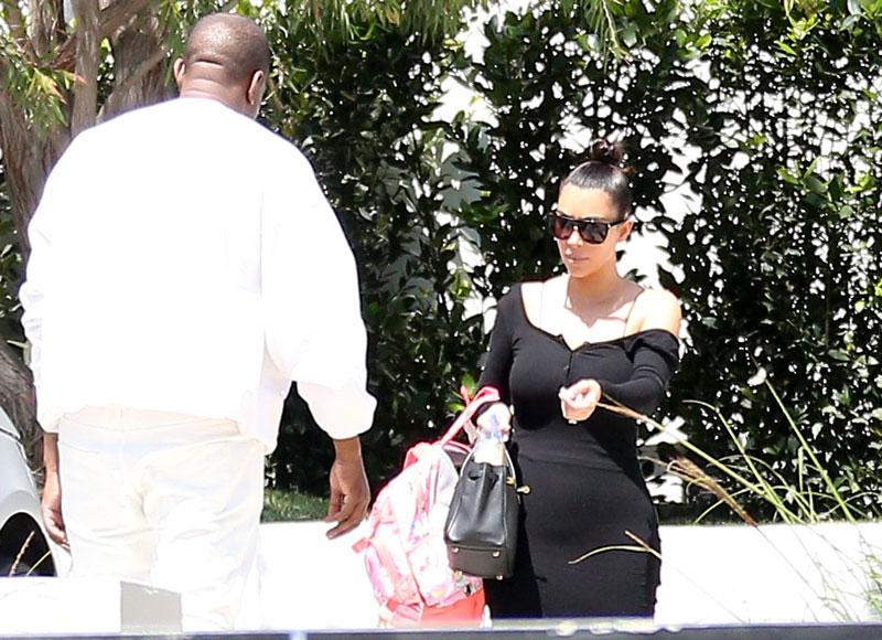 kim kardashian kanye west divorce leaves berlin rush California pics