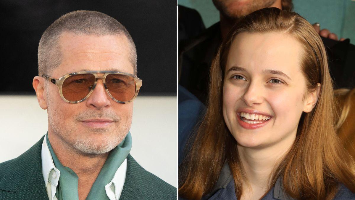 picture of Brad Pitt and Vivienne Jolie-Pitt