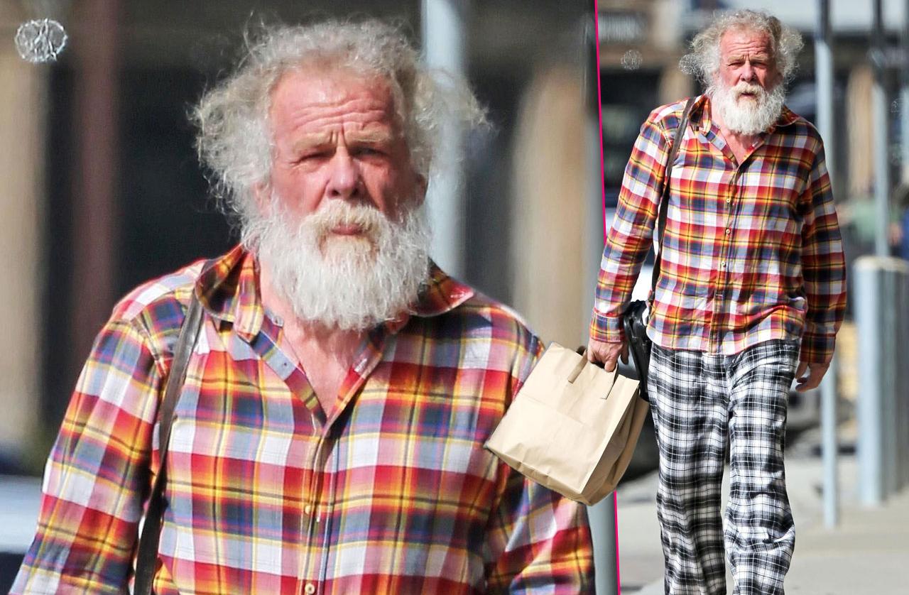 Aging Nick Nolte Caught Shopping In Bizarre Outfit – See Photos