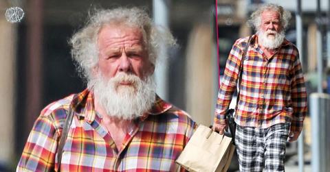 Nick Nolte aging bizarre outfit photos