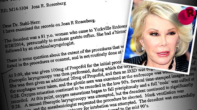 Joan Rivers Medical Files Secrets