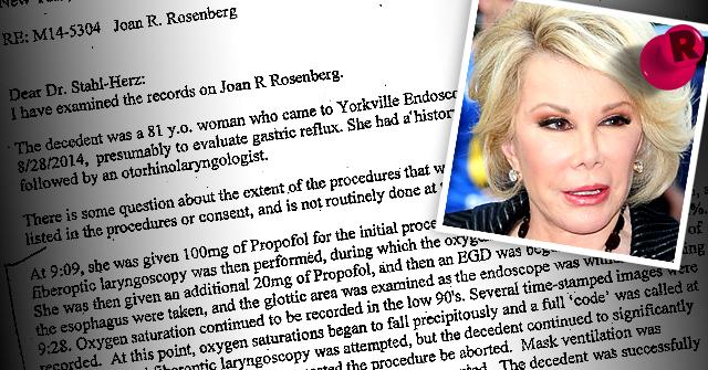 Joan Rivers Medical Files Secrets