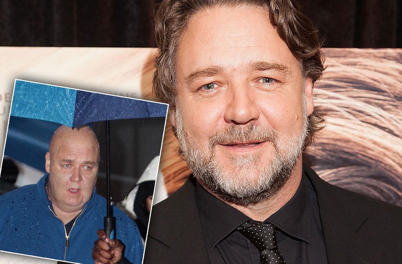 Russel Crowe Weight Gain Bald Photos