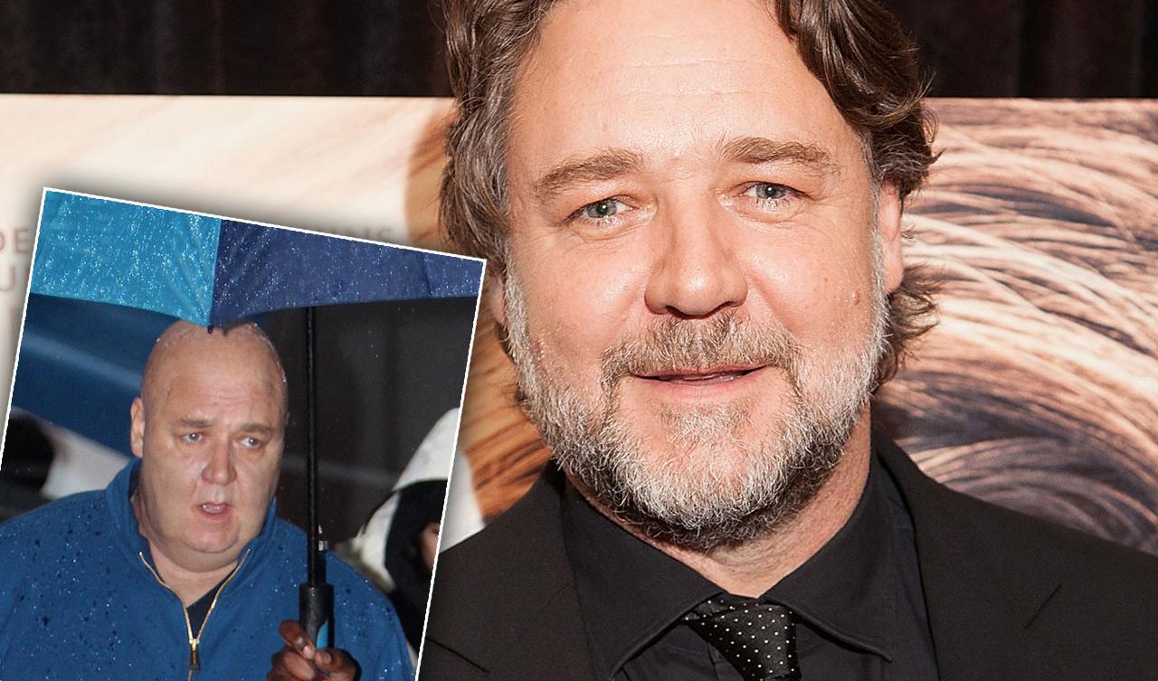 Russell Crowe Shows Bald Head, Weight Gain In New Photos