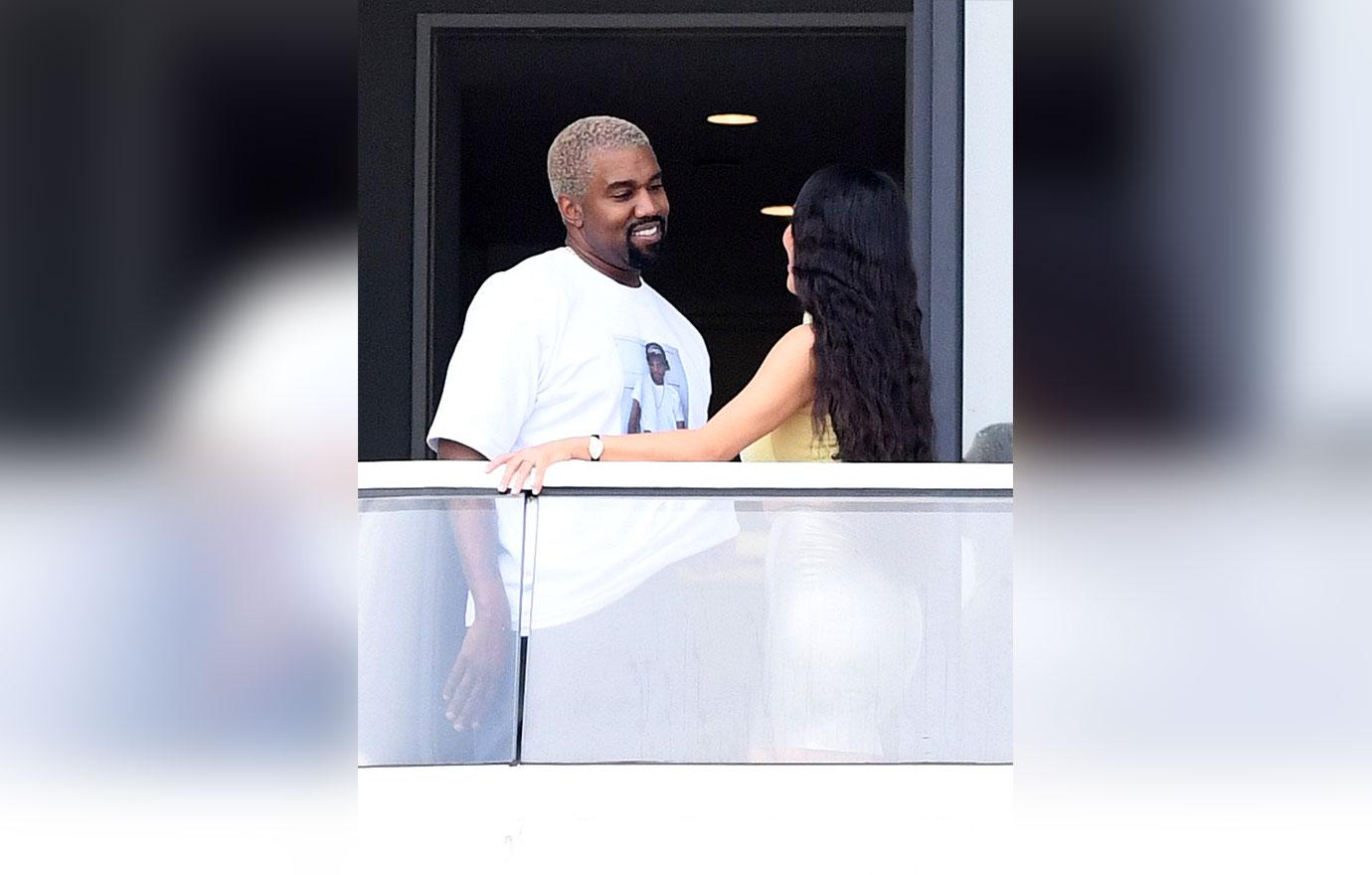 Kim Kardashian And Kanye West Pack On The PDA After Baby News