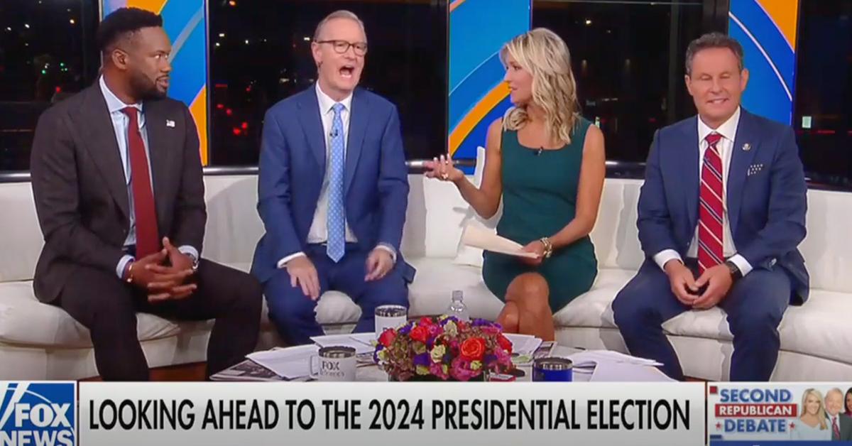 steve doocy fox and friends fights brian kilmeade trump debate afraid rupert