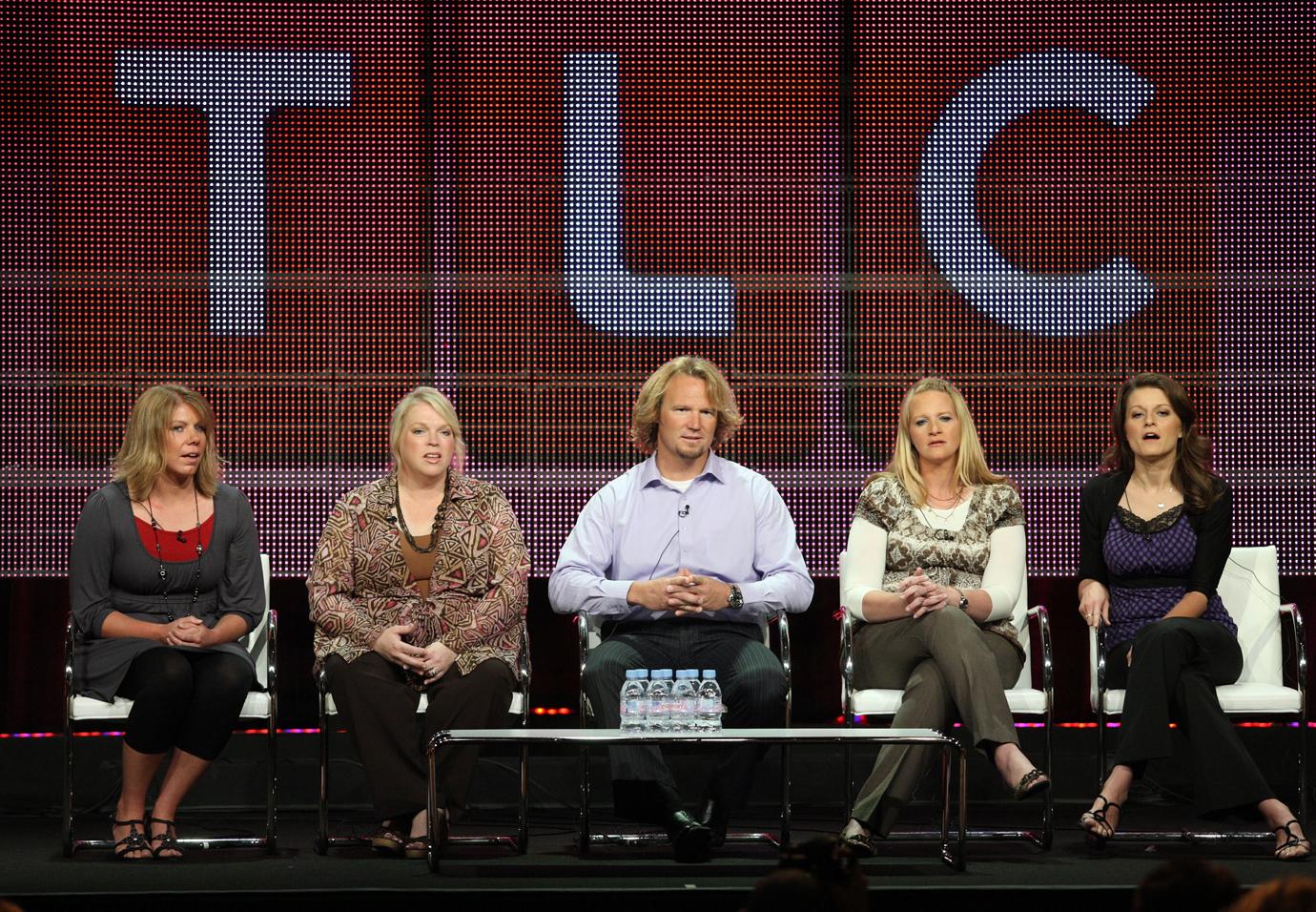 Robyn Brown, Meri Brown, Kody Brown, Christine Brown and Janelle Brown Sitting Speaking