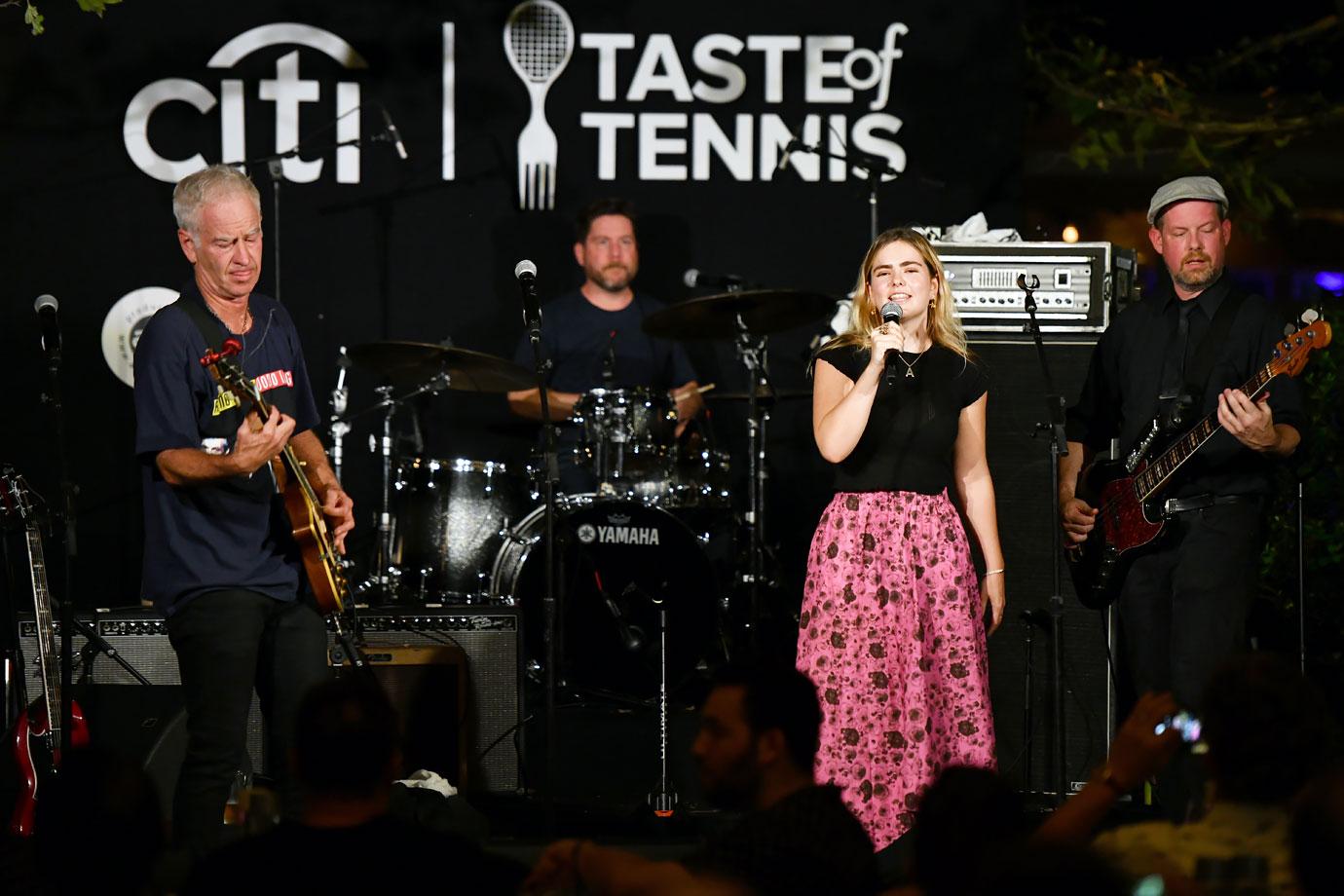 john mcenroe ava mcenroe citi taste of tennis celebration